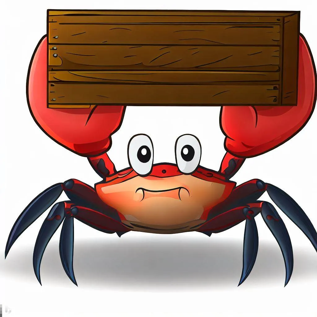 A crab learning to code
