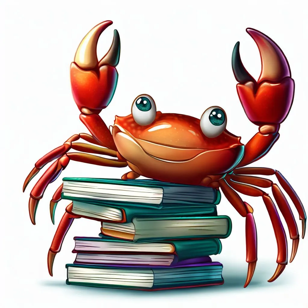 Crab on book learning Rust